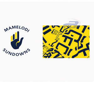 Sudadera con Capucha Deportiva Informal de Invierno del Mamelodi Sundowns, Color Amarillo, con Bolsillo Canguro, Resistente al Viento, Transpirable, Diseño Personalizado - Product Image 3