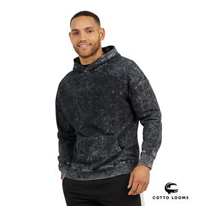 Sweats à capuche professionnels 100% coton lavés à l'acide pour hommes conception de logo personnalisé impression bouffée surdimensionnée vêtements de haute qualité - Product Image 6