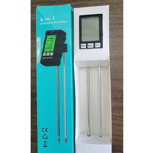 정원 도구 디지털 토양 수분 측정기 비옥도 PH 토양 측정기 농업 식물 비옥도 최신 6-in-1 토양 감지기 - Product Image 1