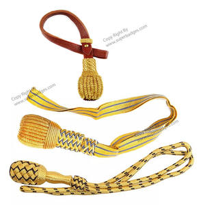 Nœud de sabre cérémoniel sur mesure en gros, élégant, de haute qualité, en fil de bullion, tailles, couleurs, impression de logo, option OEM - Product Image 3