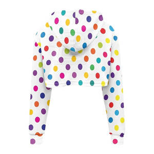 Hoodies courts décontractés les plus vendus pour femmes, à manches longues, avec logo frontal, design hivernal tendance - Product Image 2