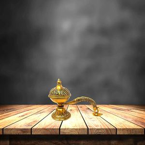 Prix de gros Brûleur d'encens en métal fini laiton antique Design en métal personnalisé Meilleur produit de qualité pour exportation le plus vendu - Product Image 4