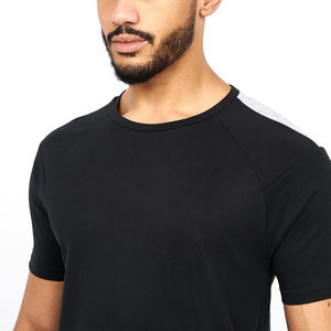 T-shirt personnalisé pour hommes 100% coton t-shirt de luxe qualité côte o-cou vierge streetwear t-shirt personnalisé pour hommes - Product Image 4