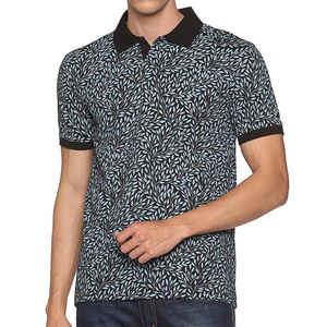 Polo estilo verano hombres Casual negocios Polo camisa 100% algodón tejido sólido patrón con cremallera solapa cremallera - Product Image 1