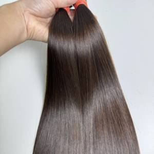 Extensions frontales en dentelle colorée de 8 pouces en gros paquets de cheveux humains vietnamiens bruts à cuticules alignées Afro Wave directement de l'usine - Product Image 3