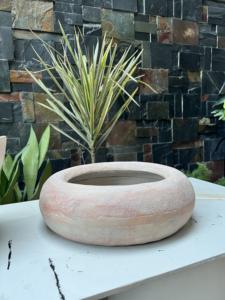 Kit de macetas y macetas de interior/exterior en forma de donut de Metal de terracota Vintage hecho a mano, diseño redondo para decoración de jardín y hogar - Product Image 5