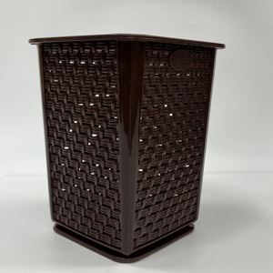 Panier carré en plastique écologique avec trou de vidange matériau PP durable impression de logo personnalisé exportation OEM/ODM approvisionnement - Product Image 2