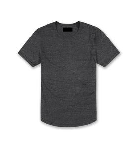 T-shirts 100% coton pour hommes Style formel Tissu tricoté Design uni - Product Image 1