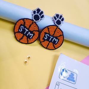 Boucles d'oreilles pendantes en forme de patte de chien en perles pour femmes, bijoux faits à la main pour les fêtes, boucles d'oreilles pendantes amusantes et originales pour les festivals, cadeaux de vacances - Product Image 5