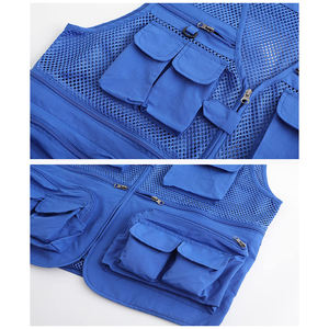 Chaleco de Pesca Estilo Urbano para Hombre, Transpirable, Ropa Casual, Fabricante de Ropa, Mejor Producto, Chaleco de Pesca Liso para Hombre - Product Image 4