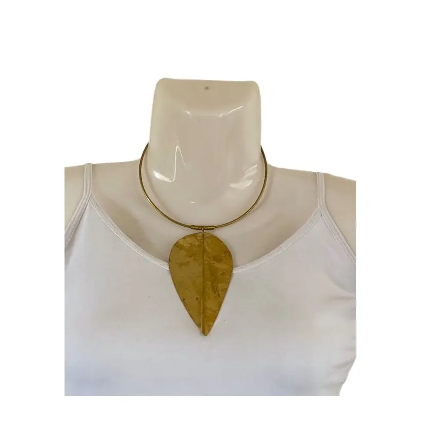 Индийское производство Латунное ожерелье оптом ювелирные изделия из Латунного материала ожерелье стильное Латунное ожерелье по низкой цене