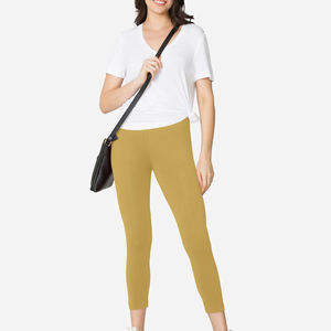 Date respirant Leggings personnalisé coton Leggings femmes haute élastique Yoga pantalon collants séchage rapide Leggings - Product Image 5