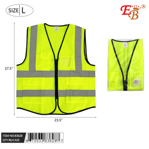 Gilet di Sicurezza Giallo Taglia L, 96 Pezzi/Confezione, Abbigliamento Essenziale di Sicurezza Modello 83628 - Product Image 1
