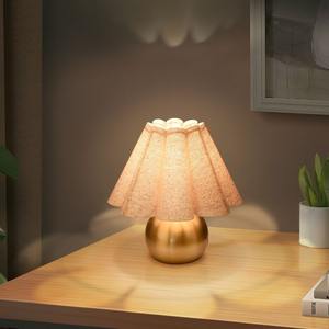 Elegant Ambient Metal Table <b>Lamp</b> For Relaxed <b>Living</b> <b>Room</b> Interior Offering Soft And Comfortable Glow - Product Image 6