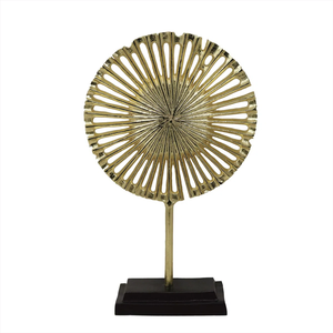 Top Design à la mode argent fini sculpture en métal de table décoratif moderne décor à la maison Accent dans les prix de gros - Product Image 2