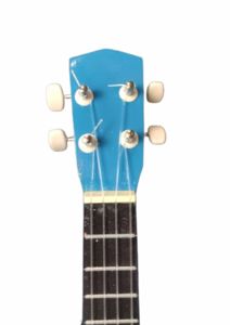 Ukulele acoustique Solobeat Color Series A50 HK 21 pouces en acajou, finition vernie bleue, 4 cordes - Product Image 3