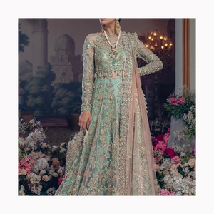 Matériel de robe indienne pour femmes designer indien pakistanais salwar kameez dernier design à bas prix - Product Image 1