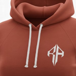 Sudadera con Capucha Regular de Alta Calidad para Mujer, 100% Algodón, Felpa de 300g, Secado Rápido, Transpirable, Informal de Invierno, con Capucha, OEM - Product Image 5