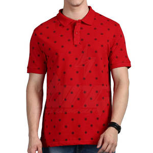 Camiseta Polo estampada de alta calidad para hombre en stock Camiseta Polo para hombre de etiqueta privada Camiseta Polo para hombre - Product Image 1