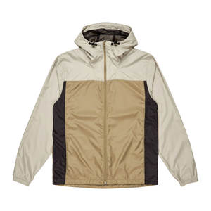 Vestes coupe-vent élégantes de couleur unie pour hommes avec fermeture à glissière et col à capuche pour les soldes d'hiver - Product Image 5