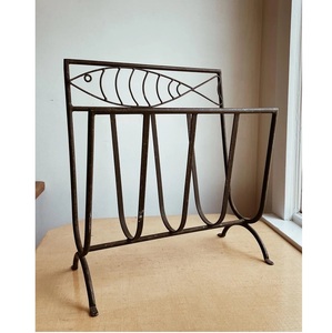 Phong Cách Độc Đáo Tập Tin Tổ Chức Chủ Đứng Cho Phòng Khách Văn Phòng Dây Kim Loại Màu Đen Hoàn Thành Tạp Chí Báo Chủ - Product Image 4