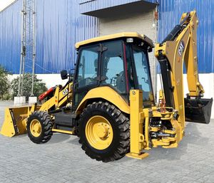 Lo mejor para CAT 424, de carga frontal retroexcavadora, maquinaria de movimiento de tierras bastante utilizada con motor de bomba original de 220V disponible para la venta - Product Image 1