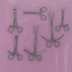 Pince à réduction osseuse manuelle en acier inoxydable Instruments chirurgicaux orthopédiques Ensemble de 6 pièces Qualité A + MOL - Product Image 1