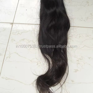 Cabello humano Remy indio sin procesar directamente de donantes - Product Image 1