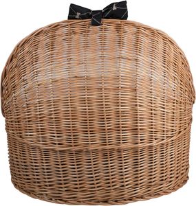 Small Round Wicker Arrow Pet House Summer-Use Dog and Cat Cave with <b>Roof</b> Animal Warehouse <b>Basket</b> for Sleep - Product Image 4