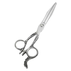 Ciseaux de coiffure à manche de dragon Finition Polonais Lames tranchantes en acier allemand Ciseaux de coiffure de salon pour la beauté - Product Image 2