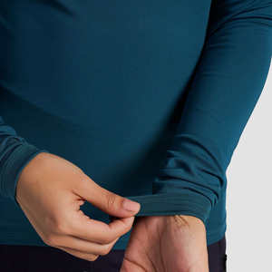 Women's Breathable Eco-Friendly Quick Dry Long Sleeve Rash Guard Sportswear <b>Swimming</b> <b>Shirt</b> Plus Size - Product Image 6