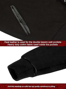 Plus Size Men's Baseball Breathable Customized <b>Real</b> <b>Leather</b> <b>Jackets</b> Chicago CollegeBaseballjacket for men DDP Shipping - Product Image 6