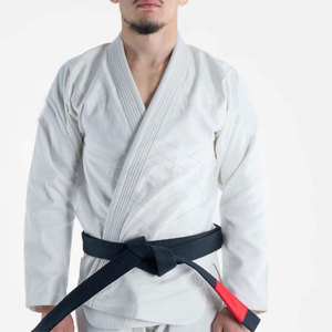 Customized Men's Judo Uniform Sets Front Logo Breathable Lightweight 100% Cotton Martial Arts Training - Product Image 3