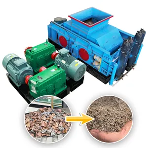 Limited Time Offer 20tph Small Portable Crusher Spring Double Roller Crusher For Coal Slag Cinder Crushing