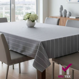 En gros Géométrique Moderne Personnalisable Rectangle Poly Coton Nappe Tissé Fil Teint Durable Hôtel Fête Événement Usage Domestique - Product Image 4