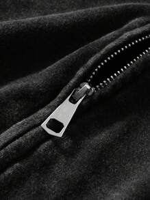 Sudadera con capucha con estampado personalizado para hombre Vintage/estilo cremallera en tela transpirable y cómoda algodón polar lavado con ácido - Product Image 5