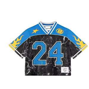 Maillot de football américain personnalisé pour adultes et jeunes, en polyester, avec motif twill, sublimation, uniforme de sport 7v7, vêtements de sport pour fans - Product Image 1