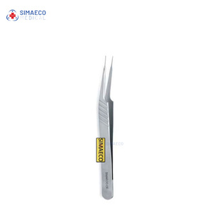 Micro Instrumentos Manual Dilatador de recipientes de acero inoxidable Fórceps equilibrados en ángulo - Product Image 1