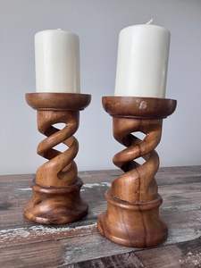 Elegante candelero de mesa de madera y linternas para bodas en casa, celebraciones de diseño de interiores y otras ocasiones - Product Image 6