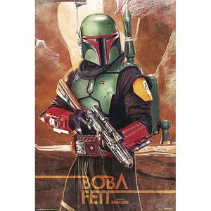 Affiche de style moderne The Mandalorian avec Boba Fett pour décoration murale - Product Image 4