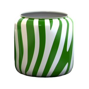 Cadeau unique pour la décoration intérieure Autocollant rond en fer pour jardinière en émail Utilisation pour le jardinage et le restaurant de bureau Pots au design moderne Jardinières - Product Image 5