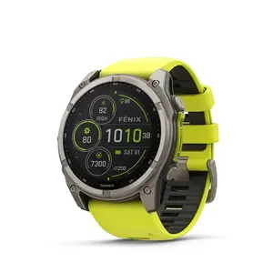 VENTES FLASH Montre connectée GPS multisports haut de gamme Garmin Fenix 8 51 mm AMOLED, solaire, saphir - Product Image 1