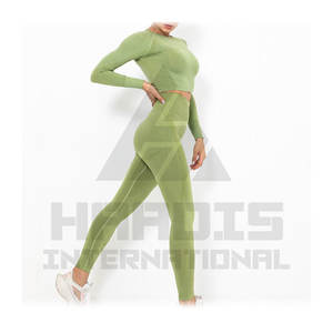 Ensemble de Yoga de haute qualité, Leggings de sport d'entraînement et ensembles de soutien-gorge de Yoga, vente en gros, ensembles de vêtements de Fitness, fabricants en pk - Product Image 3