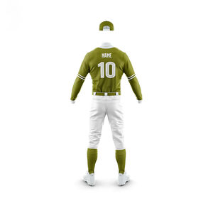 Tenues de baseball et de softball unisexes avec logo personnalisé, en jersey respirant en polyester, avec un nouveau motif d'impression par sublimation pour adultes - Product Image 5