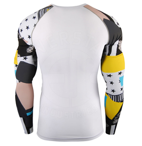 OEM qualité supérieure Men Rush Guard Couleurs personnalisées disponibles Logo personnalisé Men Rush Guard - Product Image 2