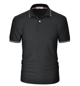 Fabricant personnalisé de polos vierges Chemises polo personnalisées pour hommes Polos unis surdimensionnés de haute qualité T-shirts polo deux tons - Product Image 4