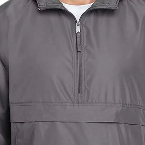 Chaqueta Impermeable Cortavientos para Hombre, Uso Diario, Tejido de Lona, Transpirable, Absorbe la Humedad, Tacto Suave - Product Image 2
