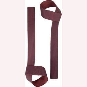 Correas de levantamiento de pesas de cuero de agarre pesado para equipo de gimnasio - Product Image 1