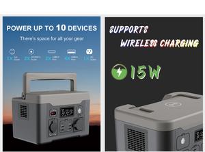 Centrale solaire extérieure 600W pour la maison et le camping, la randonnée et le confort avec une capacité légère - Product Image 5