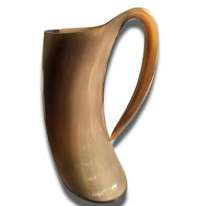 "แฮนด์เมดฮอร์นแท้ขัดฮอร์นดื่มแก้ว/ทังการ์ดออกแบบโลโก้ล่าสุดของอินเดียราชวงศ์พิมพ์ซับลิเมชันเปล่าจำนวนมากแบบ DIY - Product Image 6